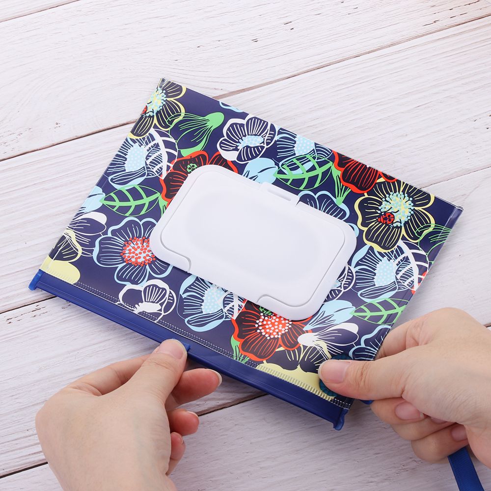 1Pcs Portable Wet Wipes Bag Fl - Baby Products Carry Bag review and price