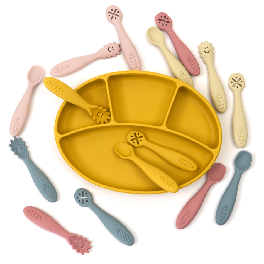 3PCS Silicone Spoon Fork For B - Baby Led Weaning Set review and price