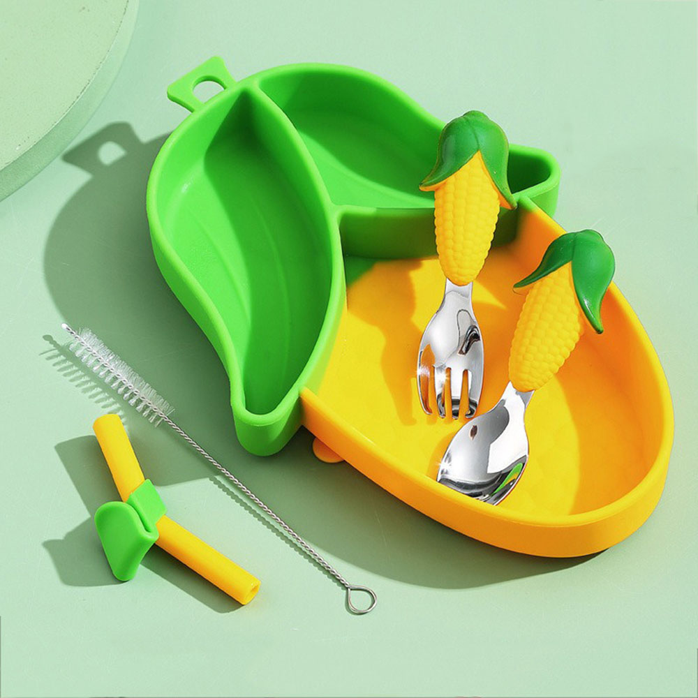 Brand New Cute Cartoon Silicon - Baby Led Weaning Set review and price