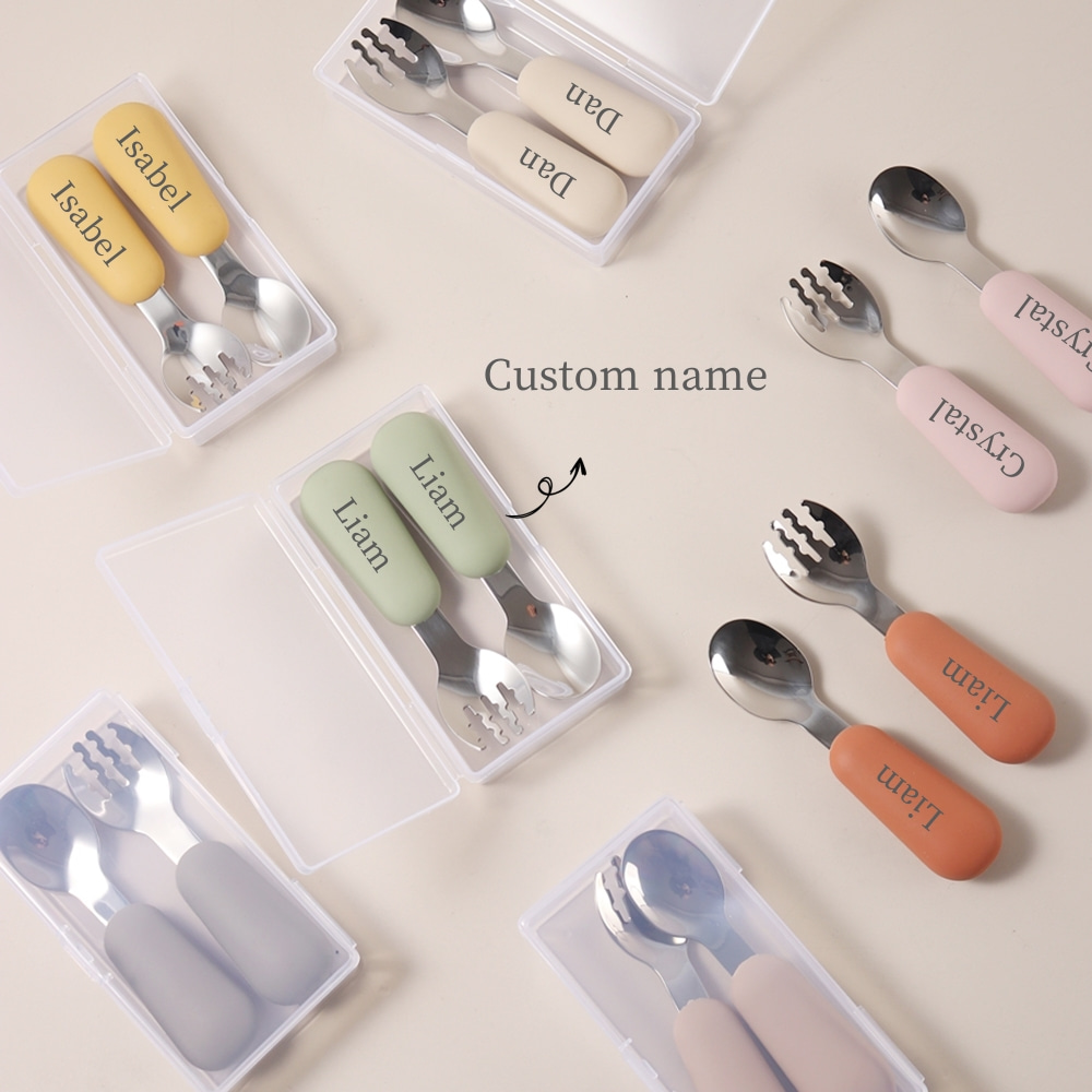 Personalized Baby Spoons and F - Baby Led Weaning Set review and price