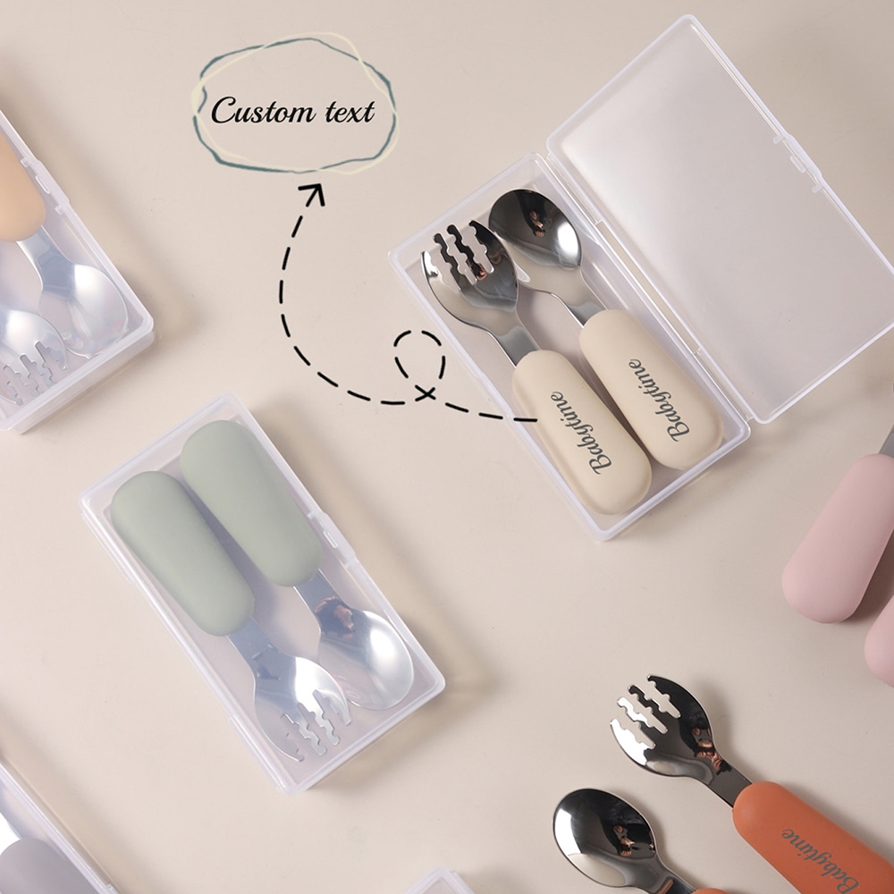 Personalized Baby Spoons and F - Baby Led Weaning Set review and price